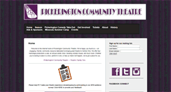 Desktop Screenshot of pickeringtoncommunitytheatre.org