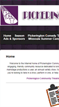 Mobile Screenshot of pickeringtoncommunitytheatre.org